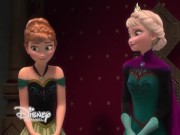 Princess Anna and lesbian sex with a big-breasted woman | disney princess